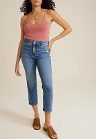 m jeans by maurices™ Everflex™ Mid Rise Fit Slim Straight Ankle Jean