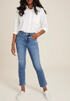 m jeans by maurices™ Everflex™ High Rise Slim Straight Ankle Jean