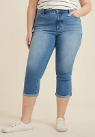Plus m jeans by maurices™ Everflex™ High Rise Super Skinny Cropped Jean