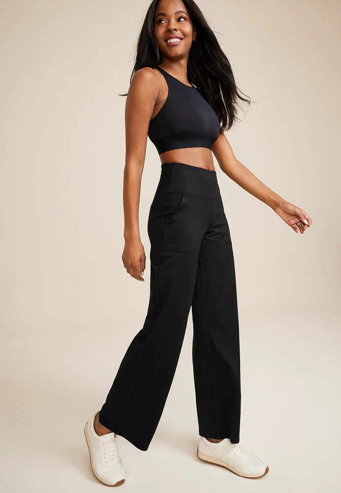 High Rise Wide Leg Luxe Legging