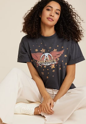 Aerosmith Vintage Oversized Fit Graphic Tee