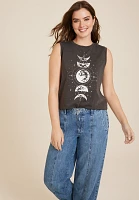 Celestial Moon Graphic Tank