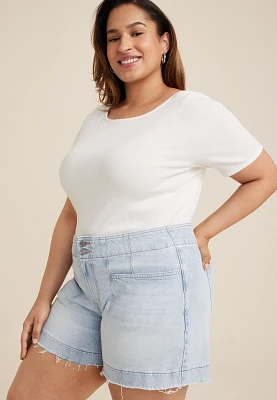 Plus m jeans by maurices™ Curvy Sculptress High Rise A Line 5in Short
