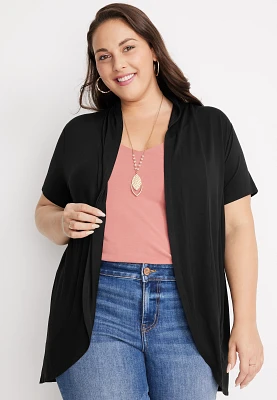 Plus Cressa Short Sleeve Cardigan