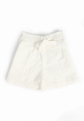 Girls Paperbag Mid Rise Short