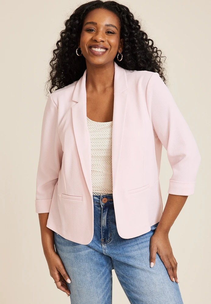 Plus Cropped Versa Blazer