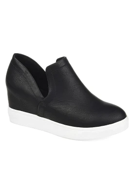 Journee Womens Cardi Wedge Sneaker