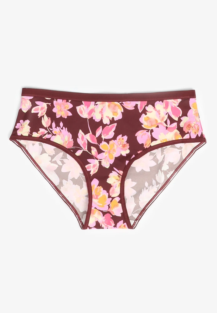 True Stretch Floral Hipster Panty