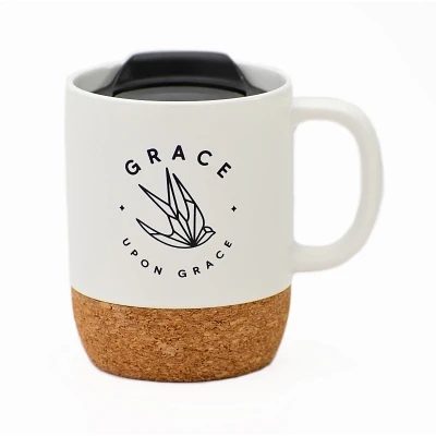 Dexsa Grace Upon Grace Designer Cork Bottom Mug