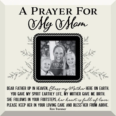 Dexsa Prayer For My Mom Glass Photo Frame