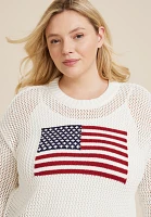 Plus Americana Open Stitch Sweater