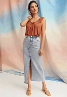 m jeans by maurices™ Light High Rise Denim Maxi Skirt