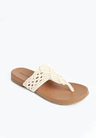 SuperCush Raegan Crochet Flip Flop