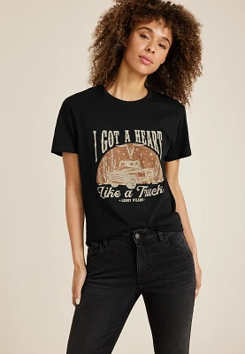 Lainey Wilson Country Oversized Fit Graphic Tee