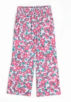 Girls Floral Wide Leg Pant