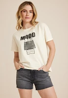 Snoopy Mood Oversized Fit Graphic Tee