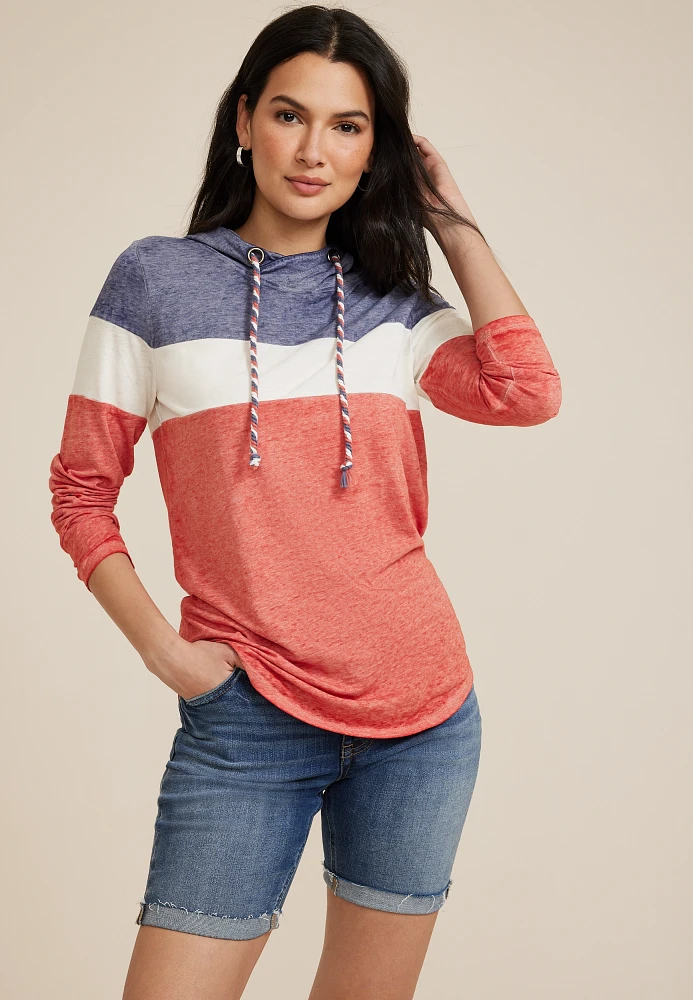 Americana Colorblock Hoodie