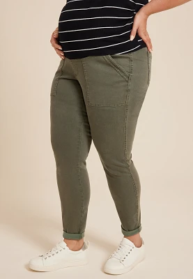 Plus Over The Bump Weekender Maternity Pant