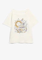 Girls Sun And Mushroom Graphic Tee