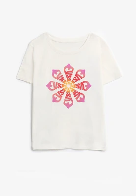 Girls Evsie Flower Graphic Tee