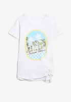 Girls Tropical Vibes Graphic Tee
