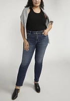 Plus Silver Jeans Co.® Avery Curvy High Rise Luxe Stretch Straight Jean