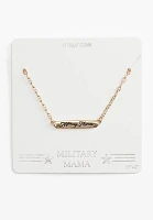 Military Mama Pendant Necklace