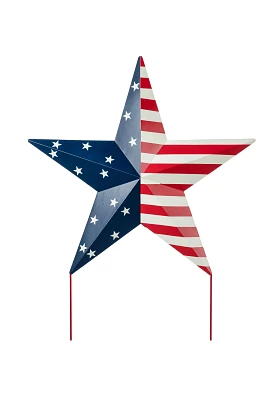 Glitzhome Metal Patriotic Star Decor