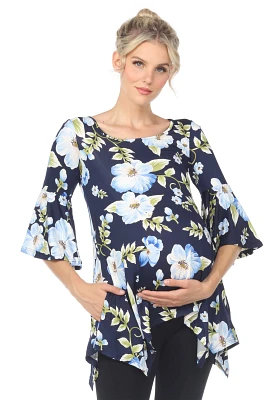 White Mark Plus Maternity Roche Tunic