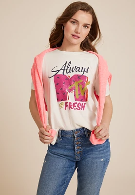 Always Fresh MTV Relaxed Fit Graphic Tee