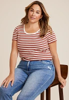 Plus Size 24/7 Sumner Sunwash Scoop Neck Tee