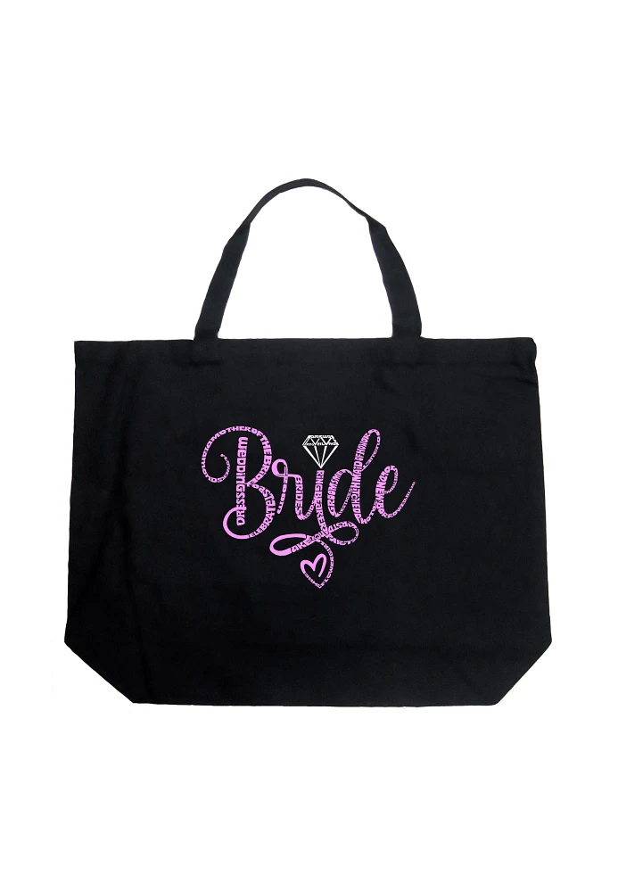 LA Pop Art Large Bride Word Tote