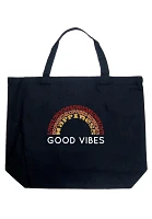 LA Pop Art Large Good Vibes Word Tote