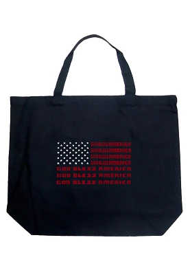 LA Pop Art America Large Word Tote