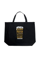 LA Pop Art Beer Large Word Tote