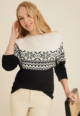 Roll Neck Dolman Sweater