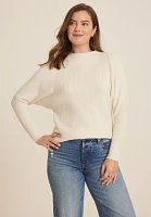 Roll Neck Dolman Sweater