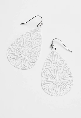 Filigree Teardrop Earrings