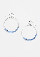 Beaded Hoop Earrings