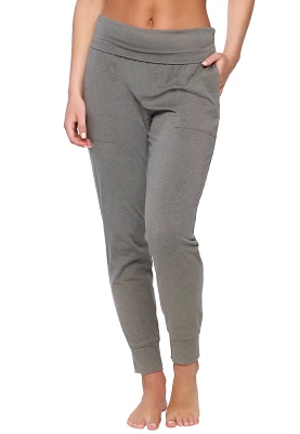 Felina Organic Cotton Stretch Folded Waist Joggers