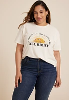 Plus Every Little Thing Is Gonna Be All Right Oversized Fit Graphic Tee