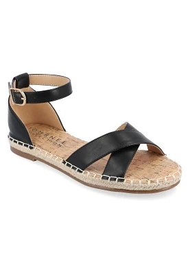 Journee Womens Lyddia Medium and Wide Width Sandal