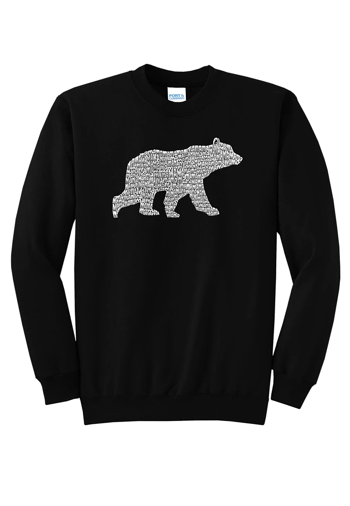 LA Pop Art Plus Women's Mama Bear Sweatshirt