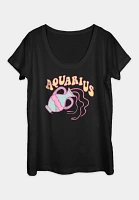 Fifth Sun Zodiac Aquarius Graphic Tee