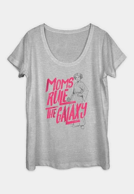 Fifth Sun Star Wars Moms Rule The Galaxy Graphic Tee