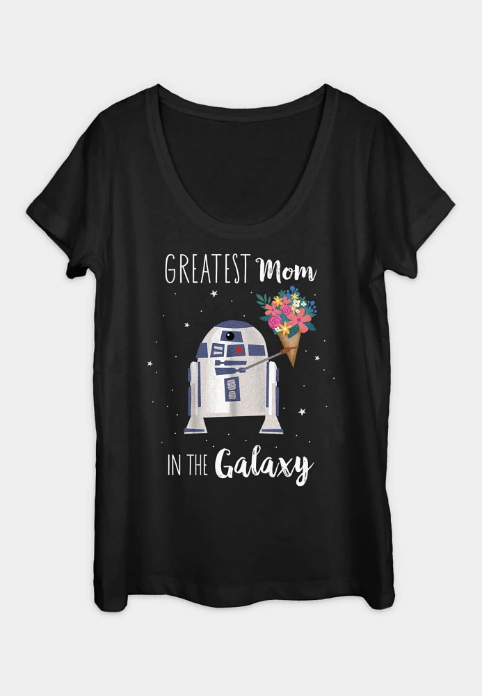 Fifth Sun Star Wars Greatest Mom The Galaxy Graphic Tee