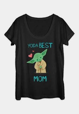 Fifth Sun Star Wars Yoda Best Mom Graphic Tee