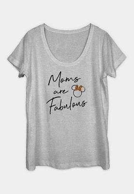 Fifth Sun Minnie Mouse Moms Are Fabulous Graphic Tee