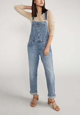 Silver Jeans Co.® Low Stretch Baggy Straight Leg Overalls