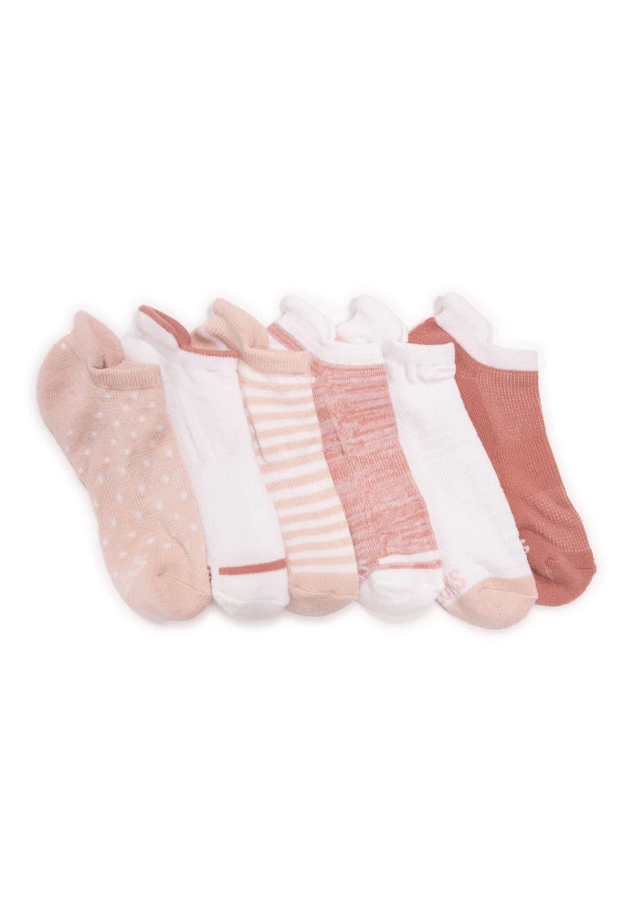 MUK LUKS Womens 6 Pack Dream Step Ankle Socks